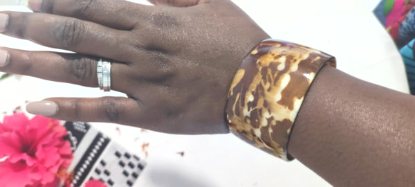 PULSERA CUERNO CEBU GRUESA FATANGA - Imagen 2