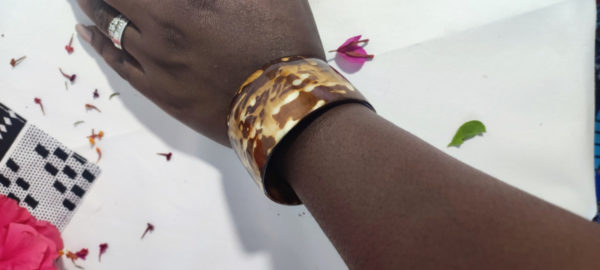 PULSERA CUERNO CEBU GRUESA FATANGA - Imagen 4