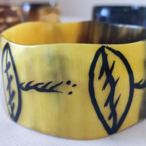 PULSERA CUERNO CEBU GRUESA HOCK