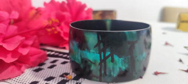 PULSERA CUERNO CEBU GRUESA MANGLAR