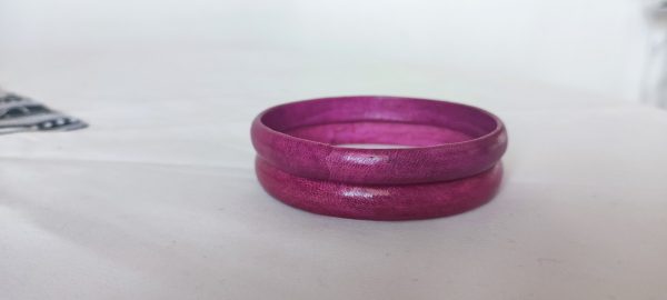PULSERAS CUERO NATURAL FINAS (par) - Imagen 4